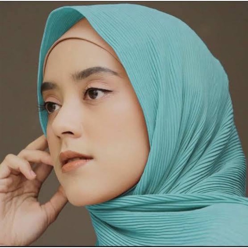 HIJAB PLISKET SQUARE / PLISKET SEGIEMPAT / HIJAB PLISKET SEGIEMPAT VOAL-Wardah