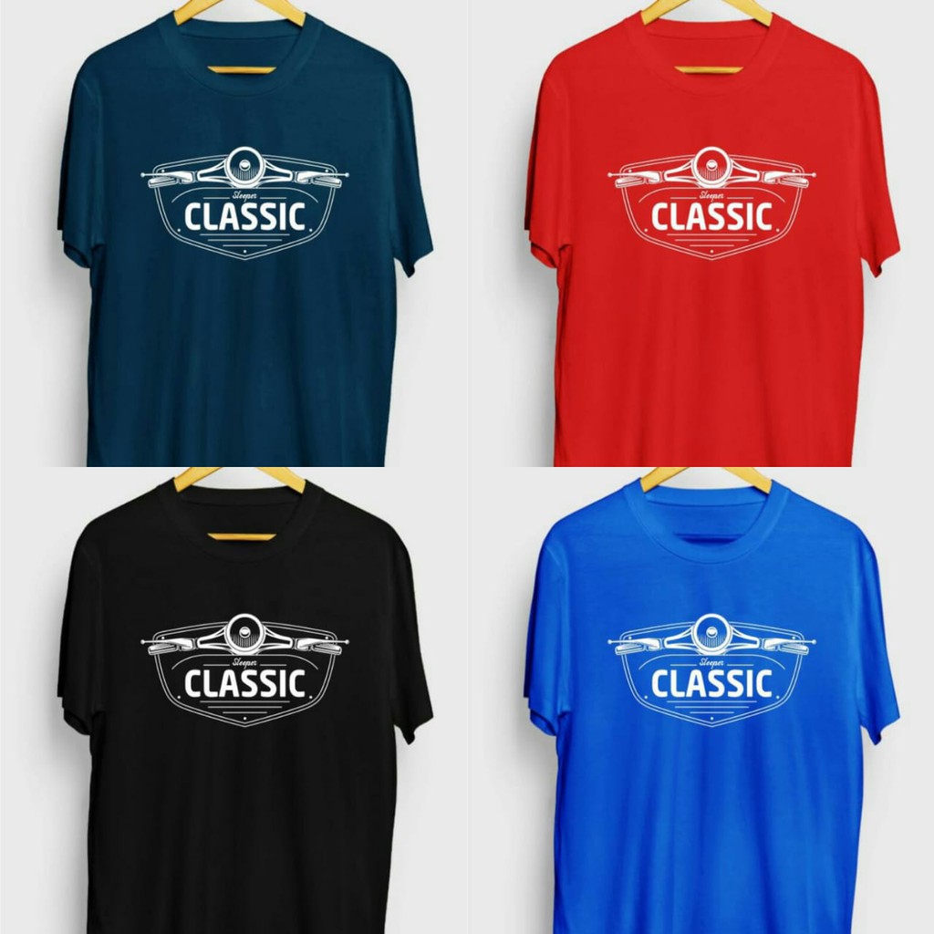 BAJU/ KAOS/ TSHIRT DISTRO VESPA SLEEPER CLASSIC (POLYFLEX