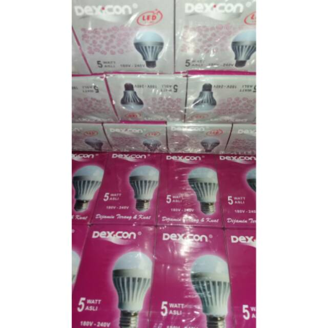 Lampu rumah led 5 watt hemat energi dexicon