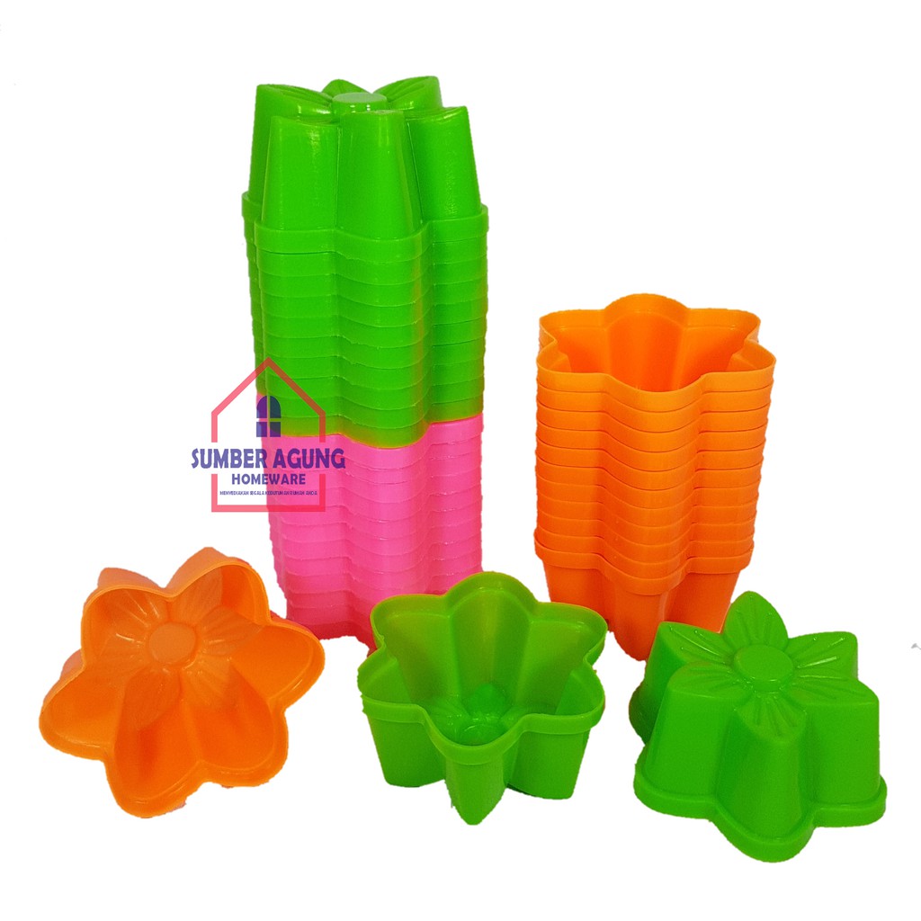 Cetakan Plastik Kue Kukus TULIP Cetakan Putu Ayu Agar Tahan Panas