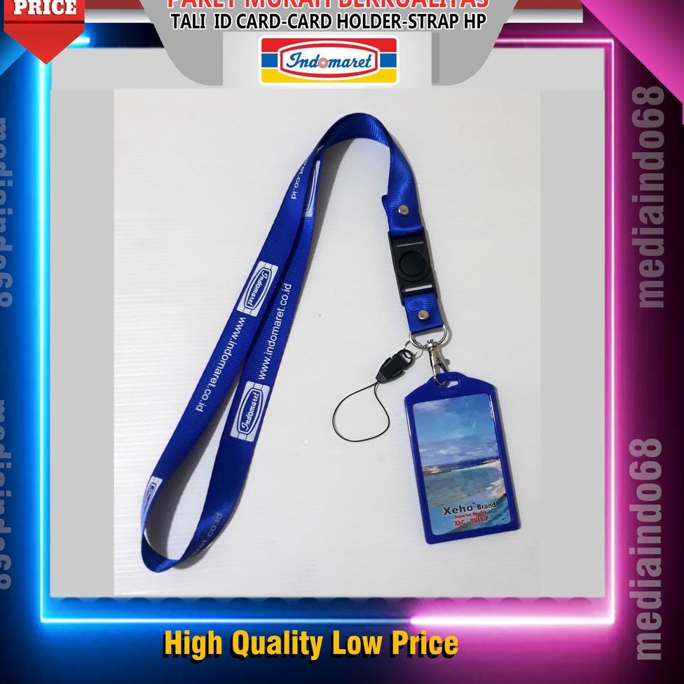 

[KODE F4762] INDOMARET Lanyard ID CARD/Gantungan ID Card-Tali Strap (Paket Murah)