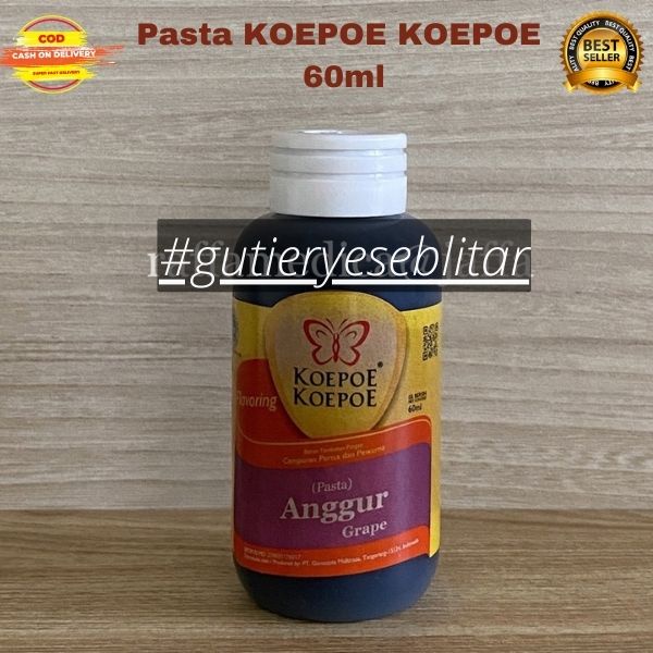 

Perisa makanan minuman Koepoe Anggur - Pasta KOEPOE KOEPOE 60ml - Anggur - KOEPOE KOEPOE Perisa Makanan Anggur | Flavoring | Perisai Pasta Buah Anggur | 60ml Perisa Angur