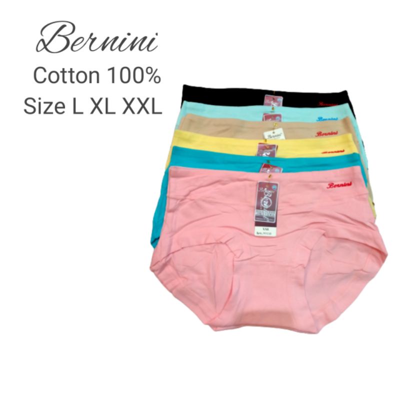 BERNINI | CD WANITA KATUN | CELANA DALAM POLOS CLASSIC BRIEF