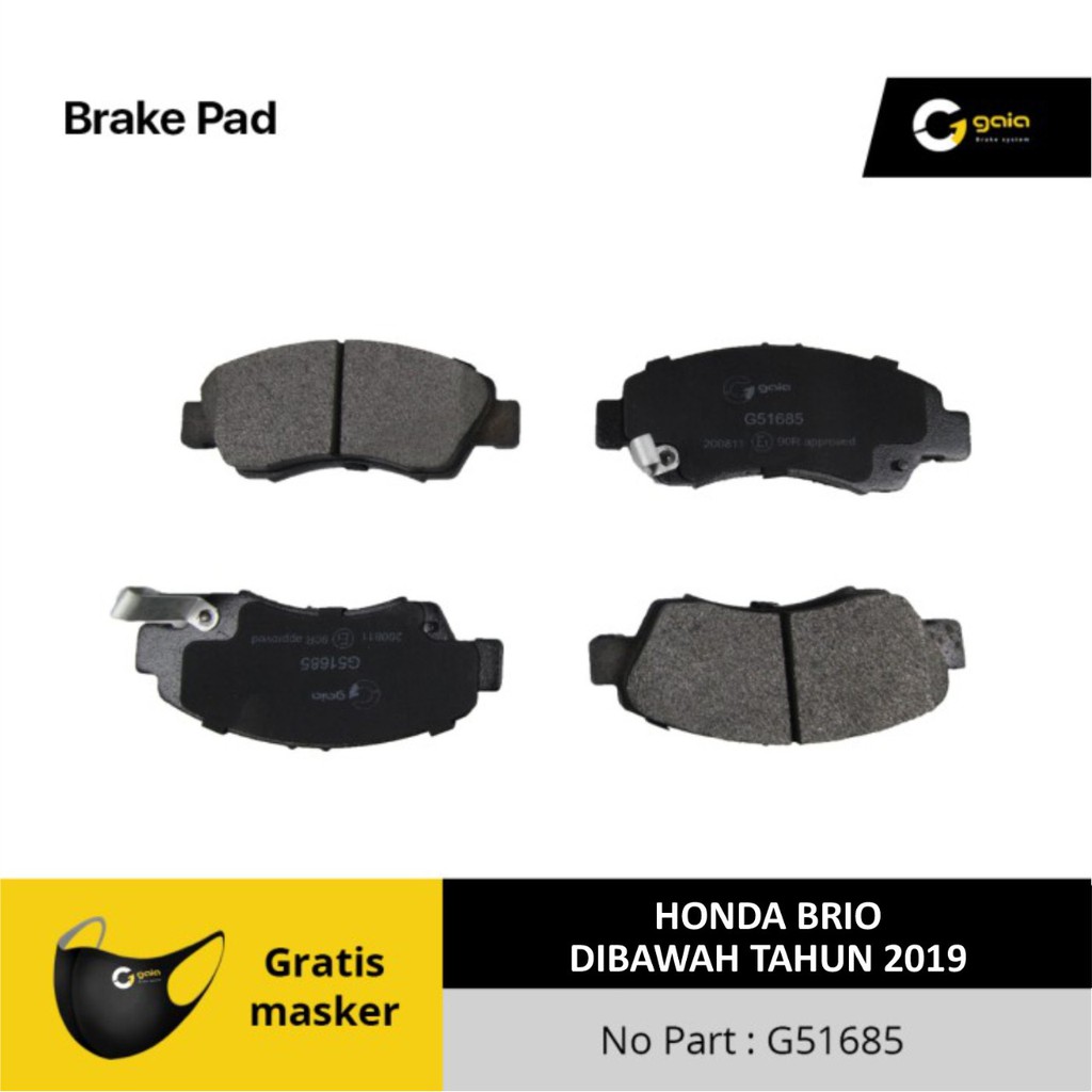 Brake pad Kampas Rem BRIO Original GP51685