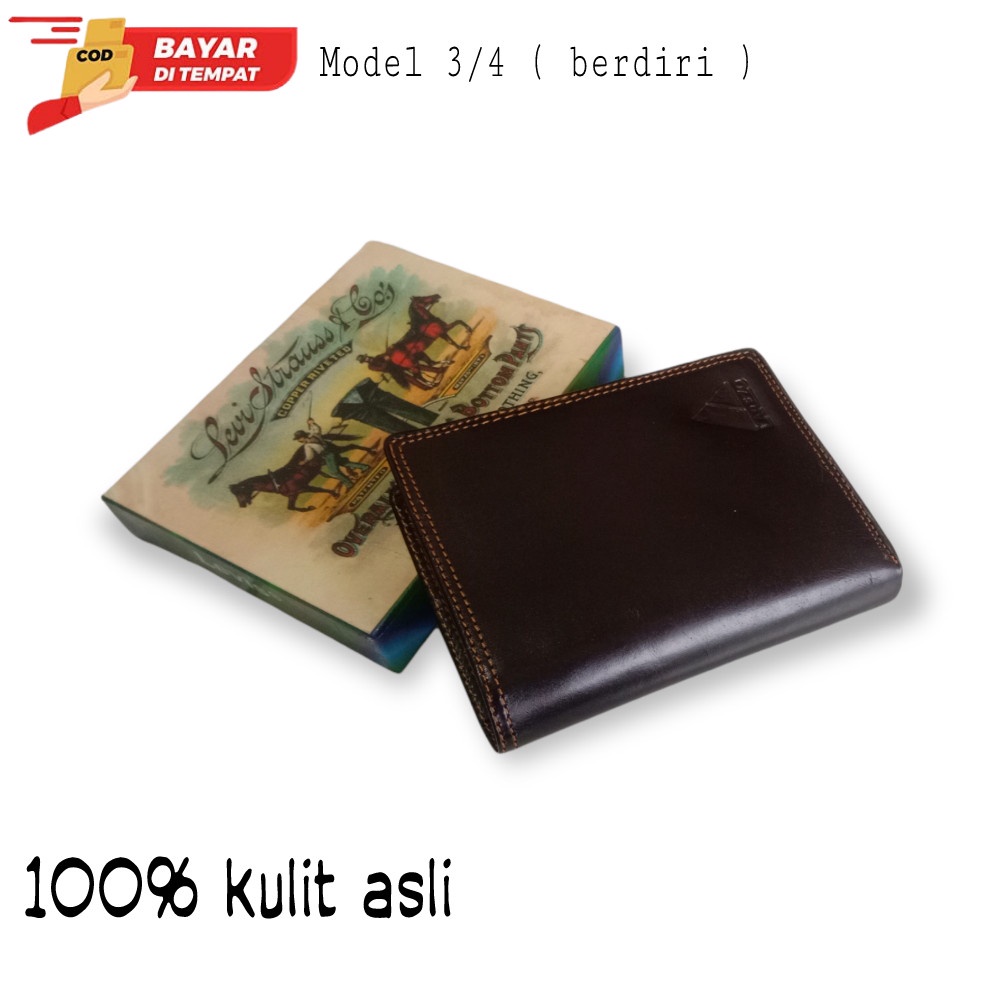 Dompet Kulit Pria 100% ORIGINAL Kulit Asli Garut