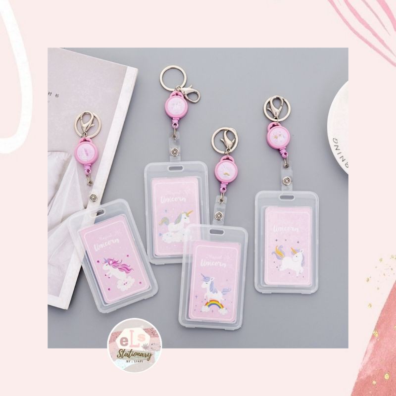 

Card holder Unicorn Name tag sleve photo
