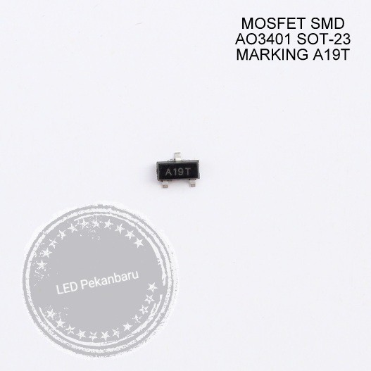 MOSFET AO3401 SMD SOT-23 AO 3401 A19T