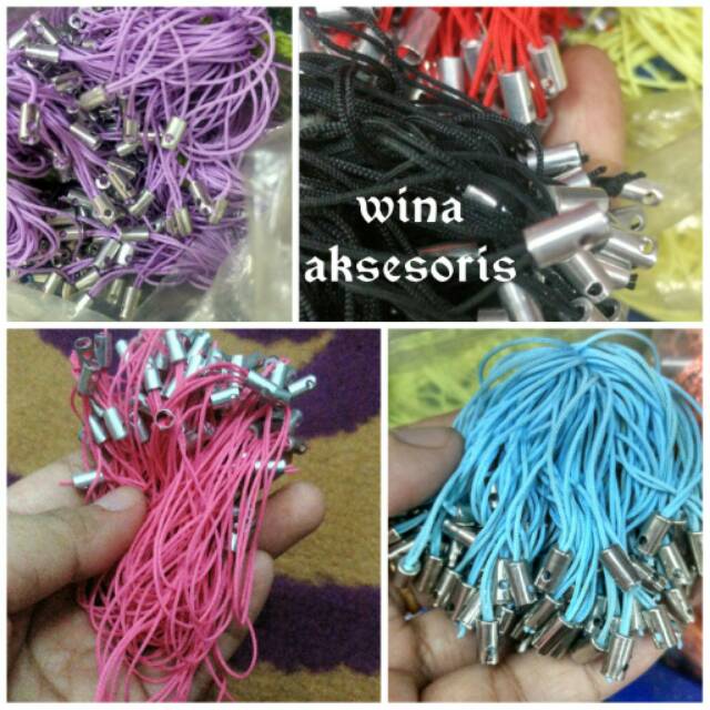 Tali hp plus ring warna ungu