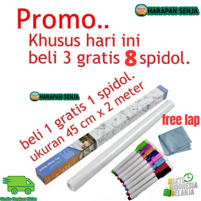 

TULIS-ALAT- WHITEBOARD STICKER WALL STICKER PAPAN TULIS UNTUK KANTOR BELAJAR ANAK -ALAT-TULIS.