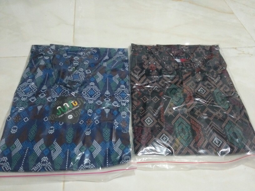 Dgm Fashion   Fashion Kemeja Batik Pria Lengan Pendek Torpedo/kemeja Tribal 6124