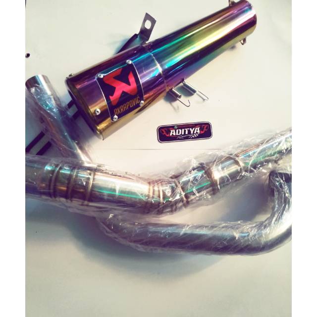 Knalpot Akrapovic satria fu