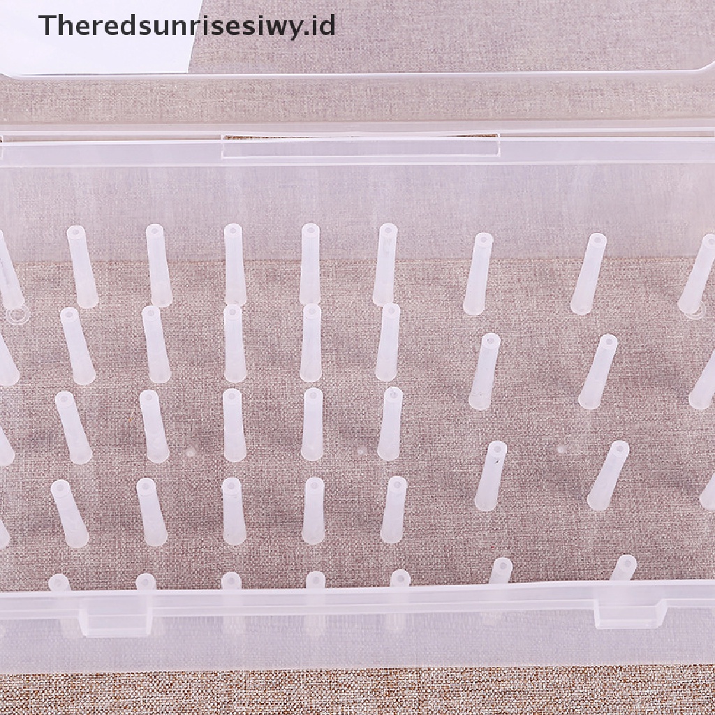 # Alat Rumah Tangga # 42pcs / Set Kotak Organizer Benang Jahit Bahan Plastik Transparan