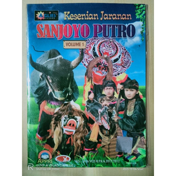 VCD original jaranan sanjoyo putro