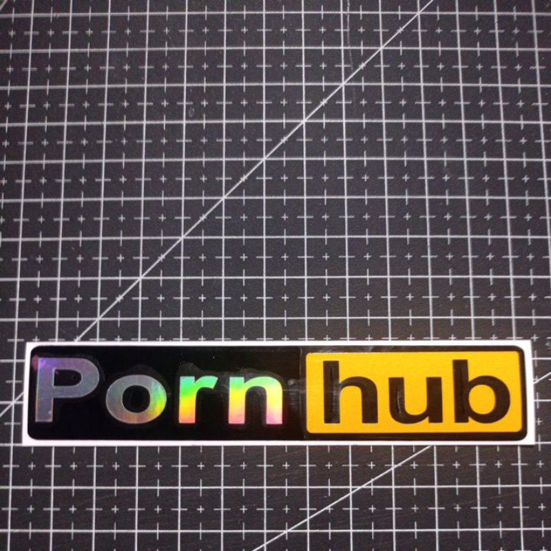 STICKER PORNHUB CUTTING