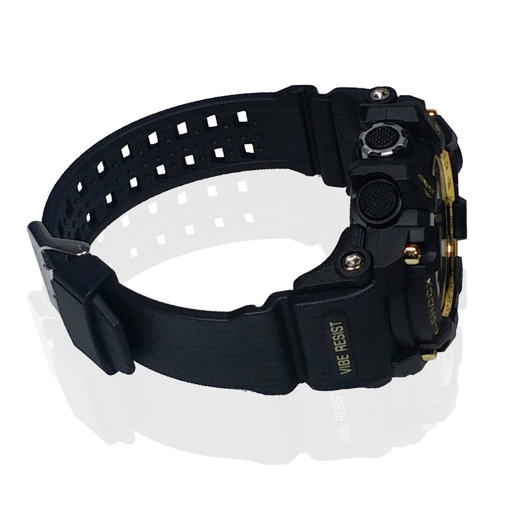 (Istimewa Bossque) Jam LOGO TNI Double Time List Gold (Exclusive)