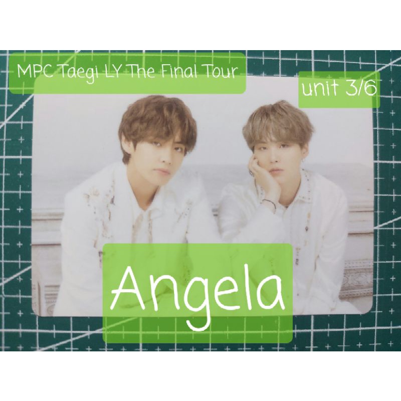 [BOOKED] MPC BTS WORLD TOUR V Suga Taehyung Yoongi Love Yourself Speak Youself The Final Tour