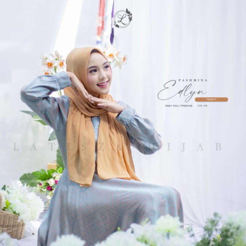 PASMINA PLISKIT TERLARIS ORIGINAL LATISZA EDLYN HIJAB LTS 175