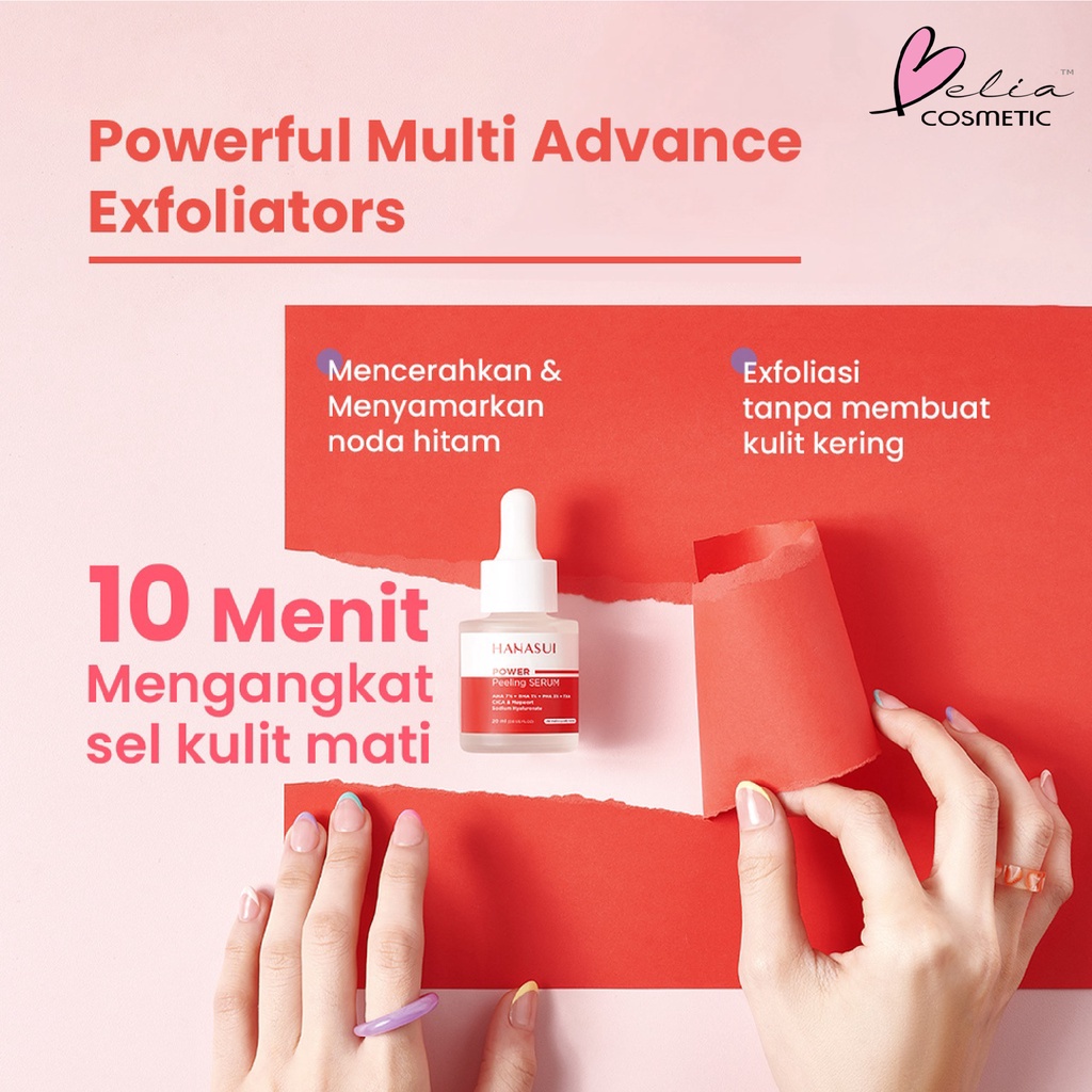 HANASUI Power Serum Bright expert | Acne | Bakuchiol | Barrier | Peeling Serum | BPOM