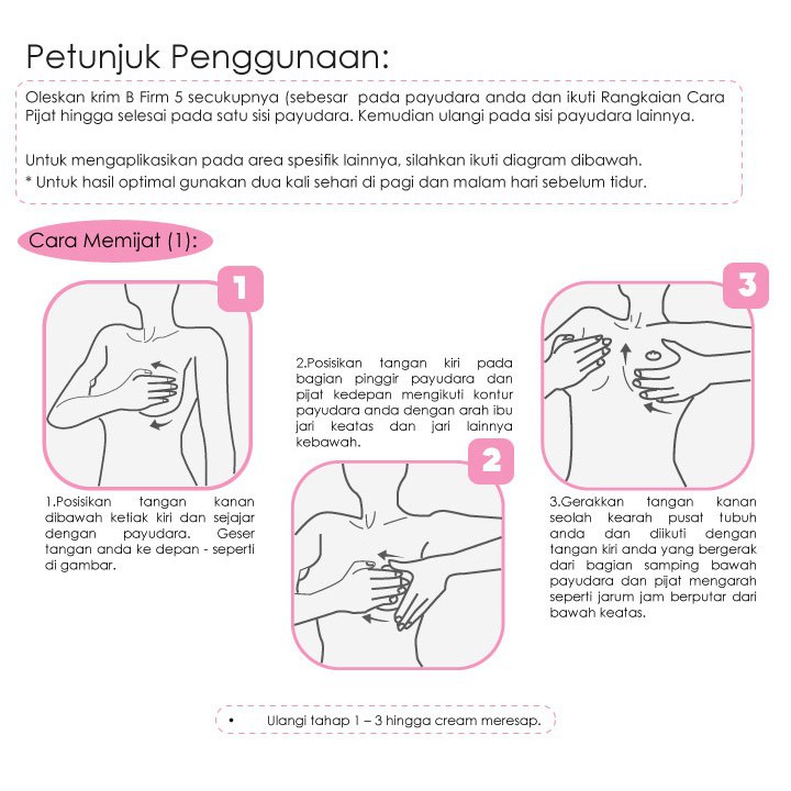 VIENNA Herbal Breast Cream / PEMBESAR &amp; PENGENCANG PAYUDARA Tube 80ml / sachet 30ml