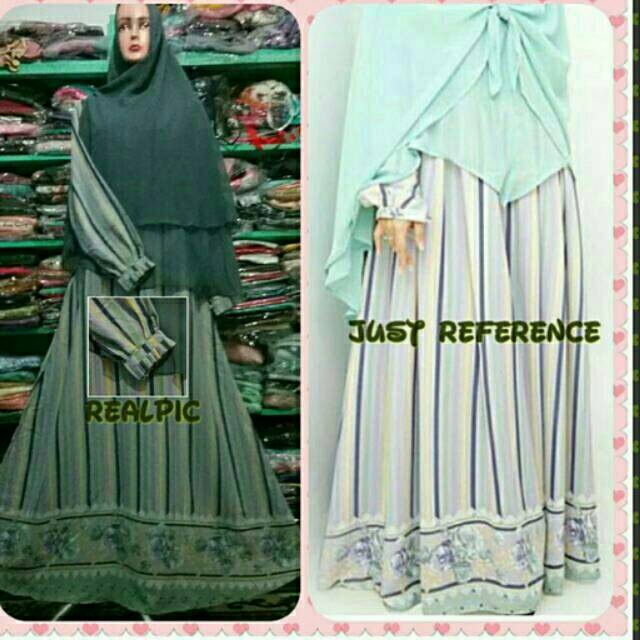 Gamis Syari Jumbo LV Line