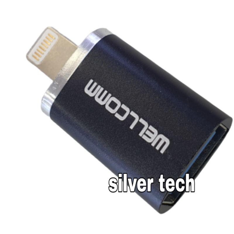 Wellcomm OTG Usb To lightning OTG untuk IOS 13 Keatas