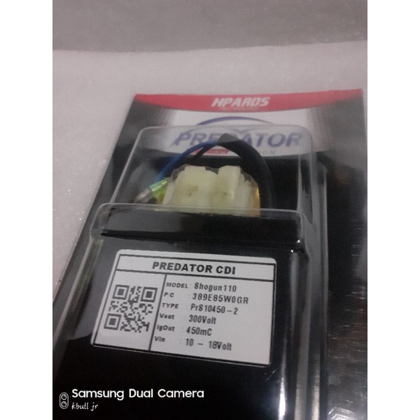 Cdi predator dual map shogun 110