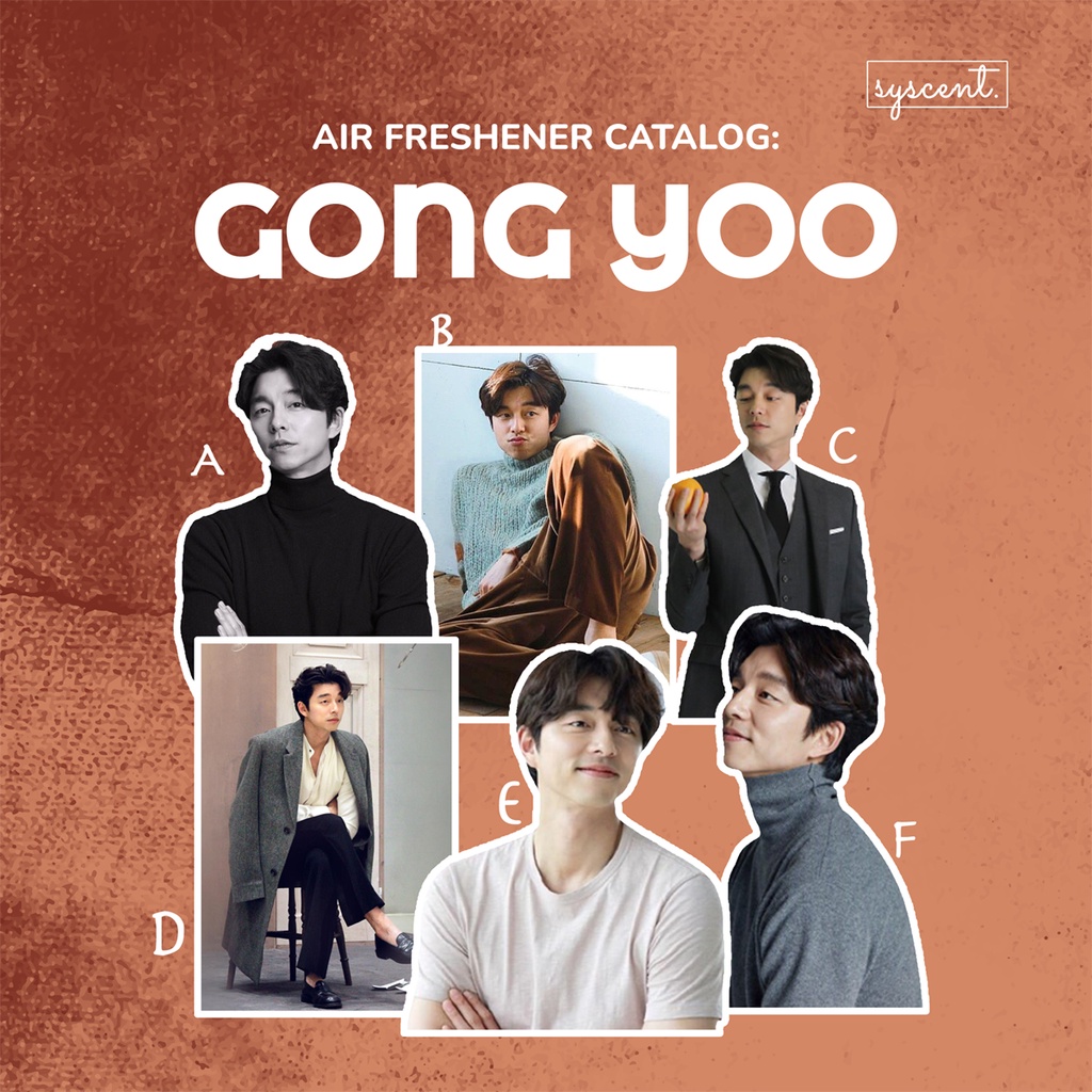 SYSCENT Air Freshener GONG YOO | Parfum Mobil / Pewangi Ruangan / Pewangi Mobil / Pengharum Mobil |