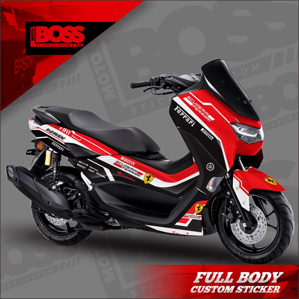 Decal Sticker Stiker Nmax 2020 2021 2022 Full Body New Nmax Motif ferari