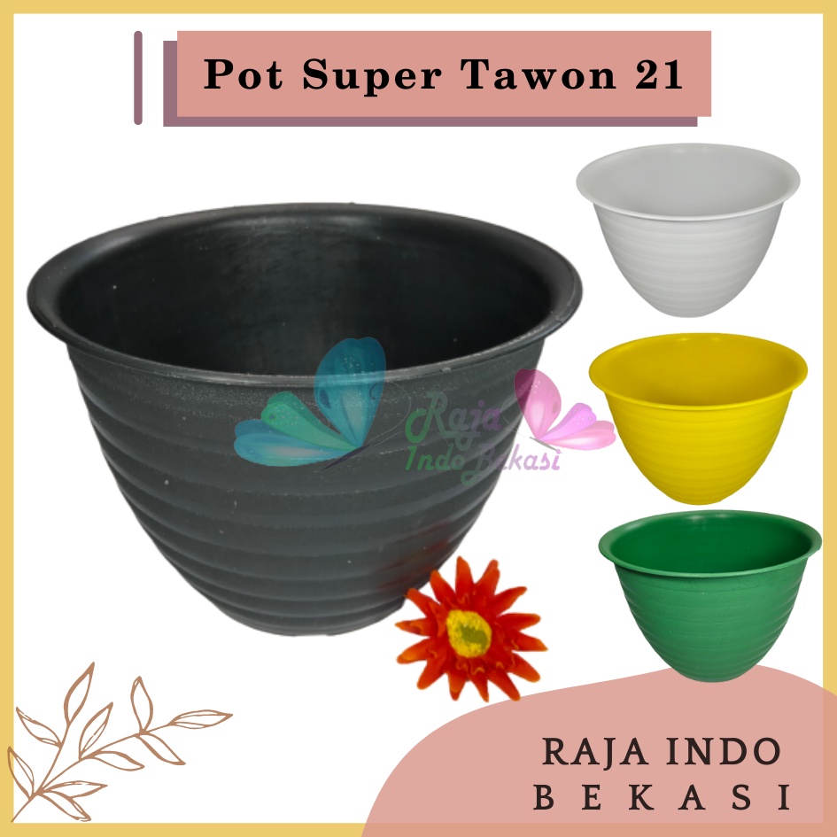 Rajaindobekasi Pot Super Tawon 21 Cm Putih Hitam Hijau Kuning By Garden Of Love Pot Tawon 21 Cm Putih Pot Tawon 21 Lusinan