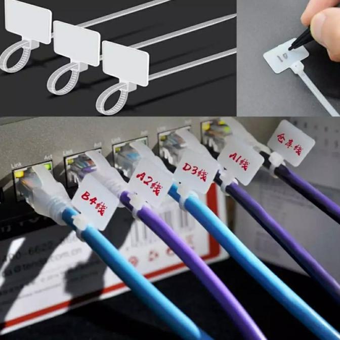 

BAYAR DITEMPAT Kabel Ties dengan Marker Penanda atau Label PROMO SPECIAL Kode 503