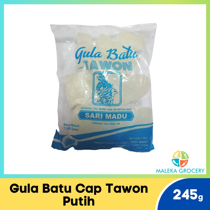 

Gula Batu Cap Tawon 245 gram Putih