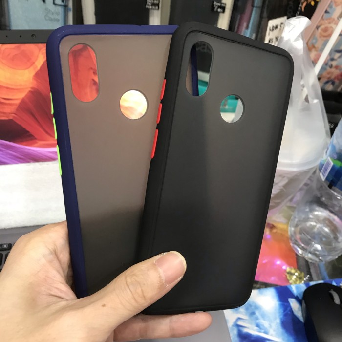 XIAOMI MI 8 MI8 PREMIUM HYBRID CASE BLACK DOVE ANTI PECAH