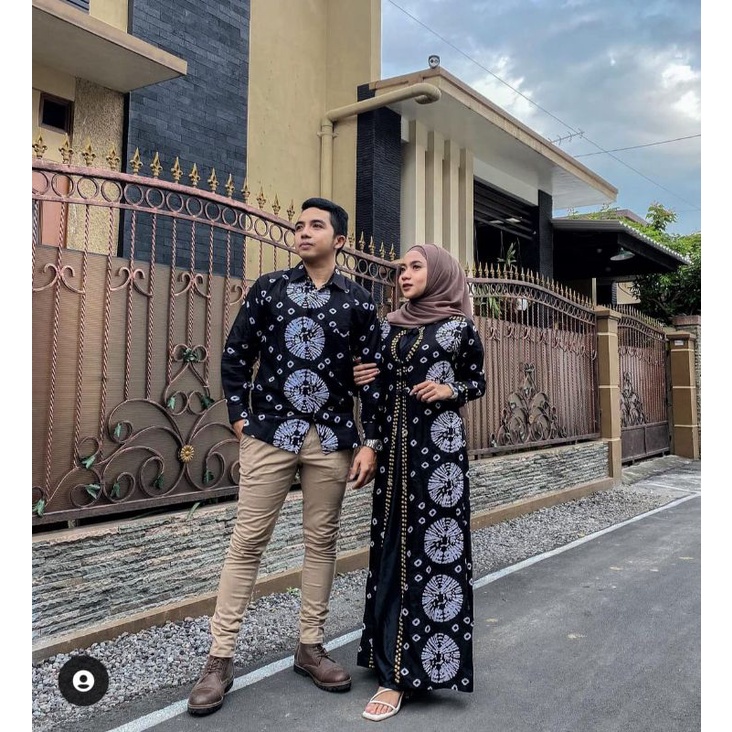 couple batik-jumputan palembang- baju kondangan