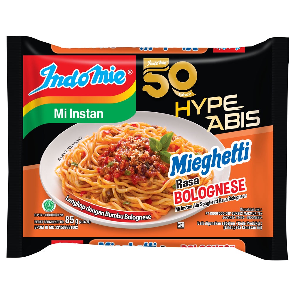 Promo Harga Indomie Hype Abis Mieghetti Bolognese 85 gr - Shopee