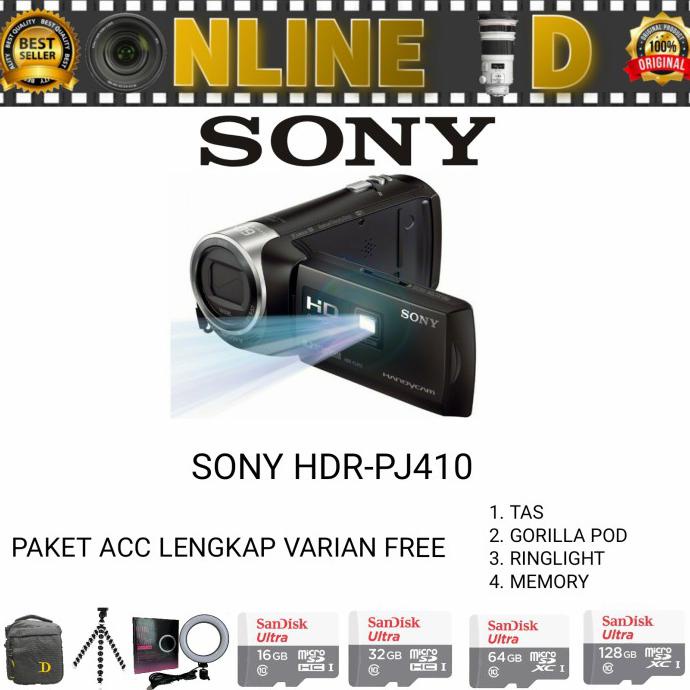 PROMO Handycam Sony HDR-PJ410 / handycam sony projector hdr-pj410 - HANDYCAM ONLY |Camcorder