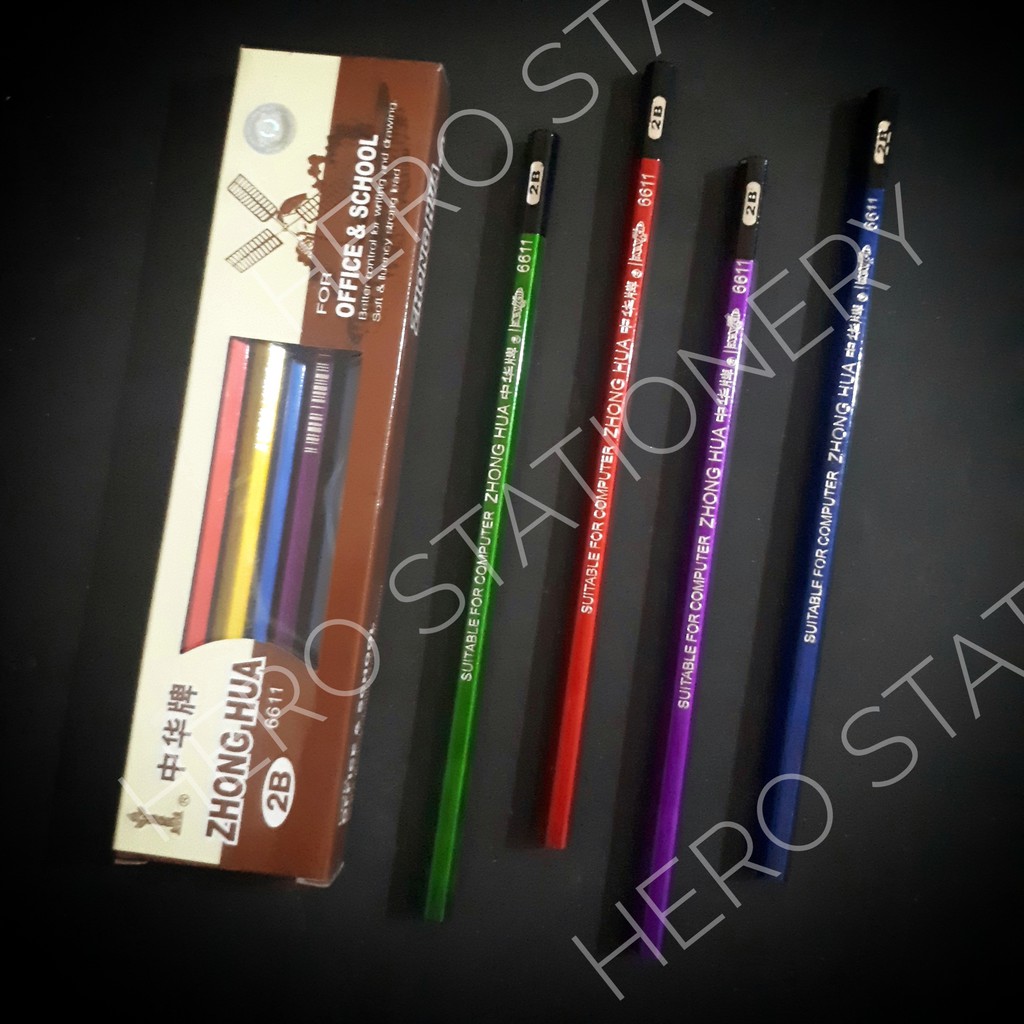 

Pensil 2B zhonghua no.6611 .12 unit