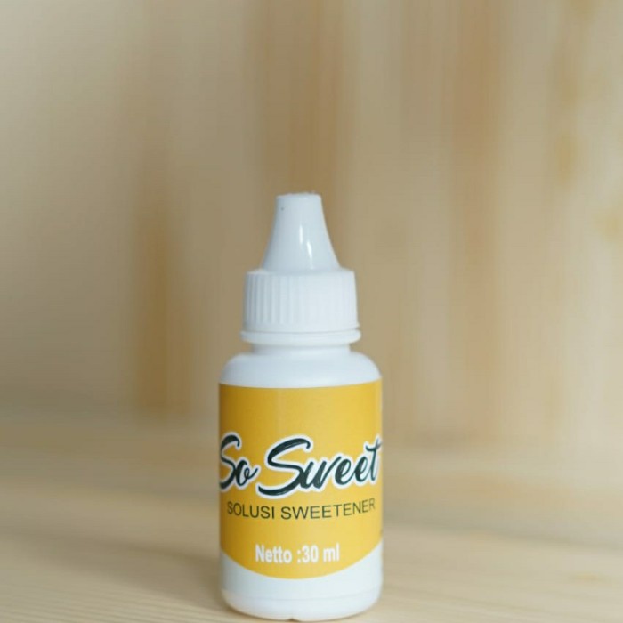 

Swetener SOSWEET-Pengganti Gula Pasir-Diabet Friendly-30ml