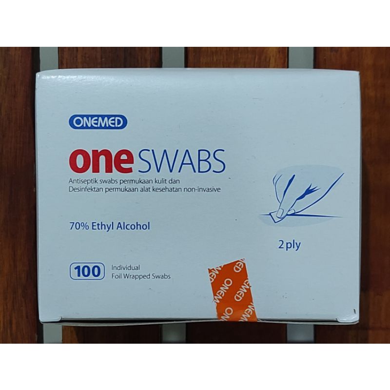 One Med Alkohol Swabs / Tisu Alkohol / 2 Sachet