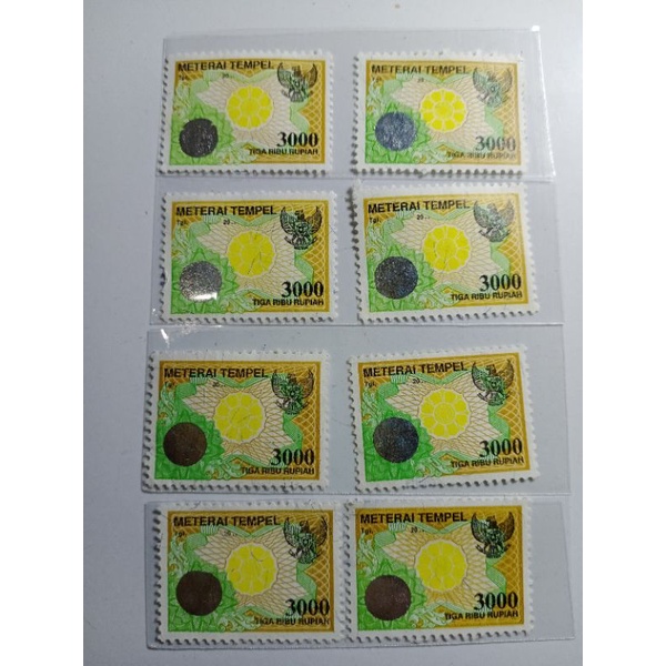 

Meterai 3000 Tahun 2000,2001,2002 Asli (S140)