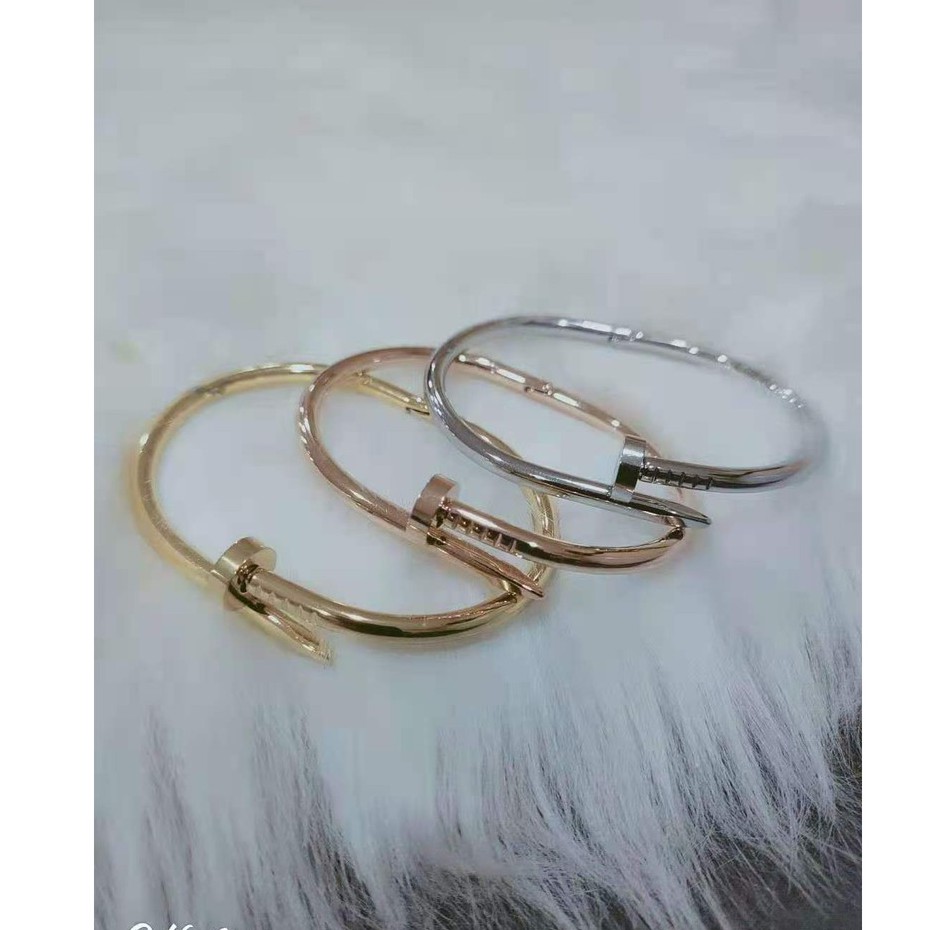 Bangle Titanium Model Paku Kepala Mata Anti Pudar - ercassia