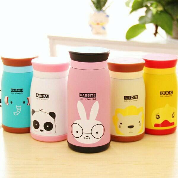 TERMOS ANIMAL BOTOL ANAK TERMOS PANAS DINGIN TAHAN LAMA ANTI TUMPAH [GRATIS PACKING BUBBLE]