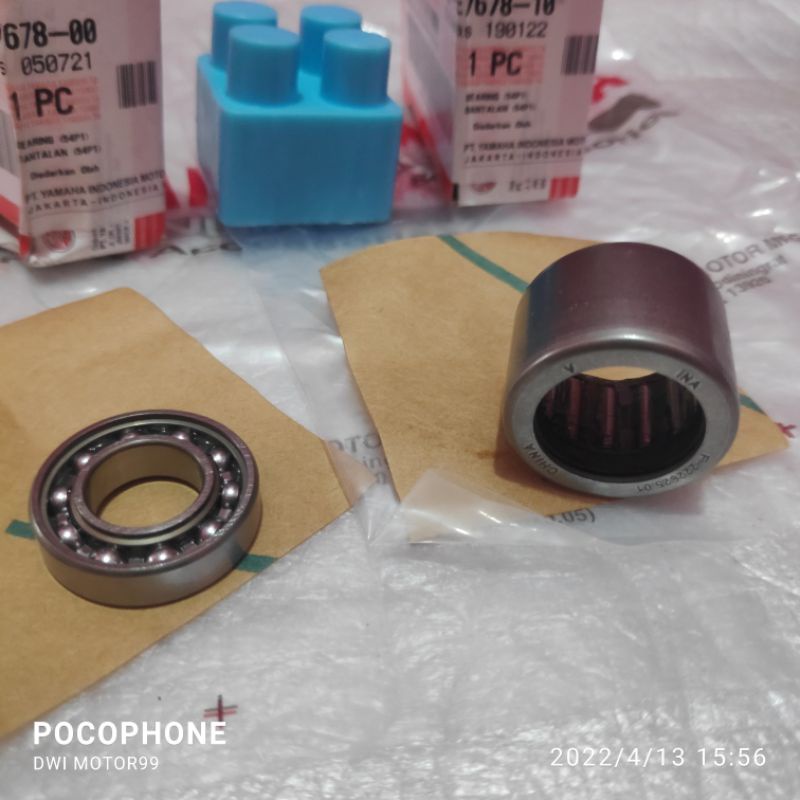 LAKER BEARING SET PULLY COWO BELAKANG MIO J SPORTY SMILE NOUVO ORIGINAL ORI YAMAHA POLY POLI PULI