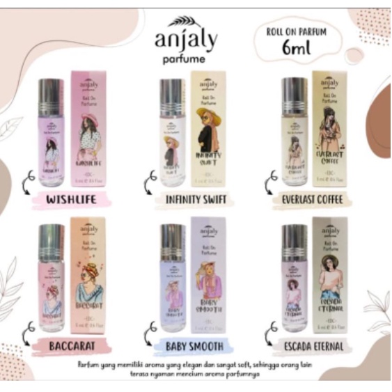 Parfum Roll On Anjaly 6 Ml Murah