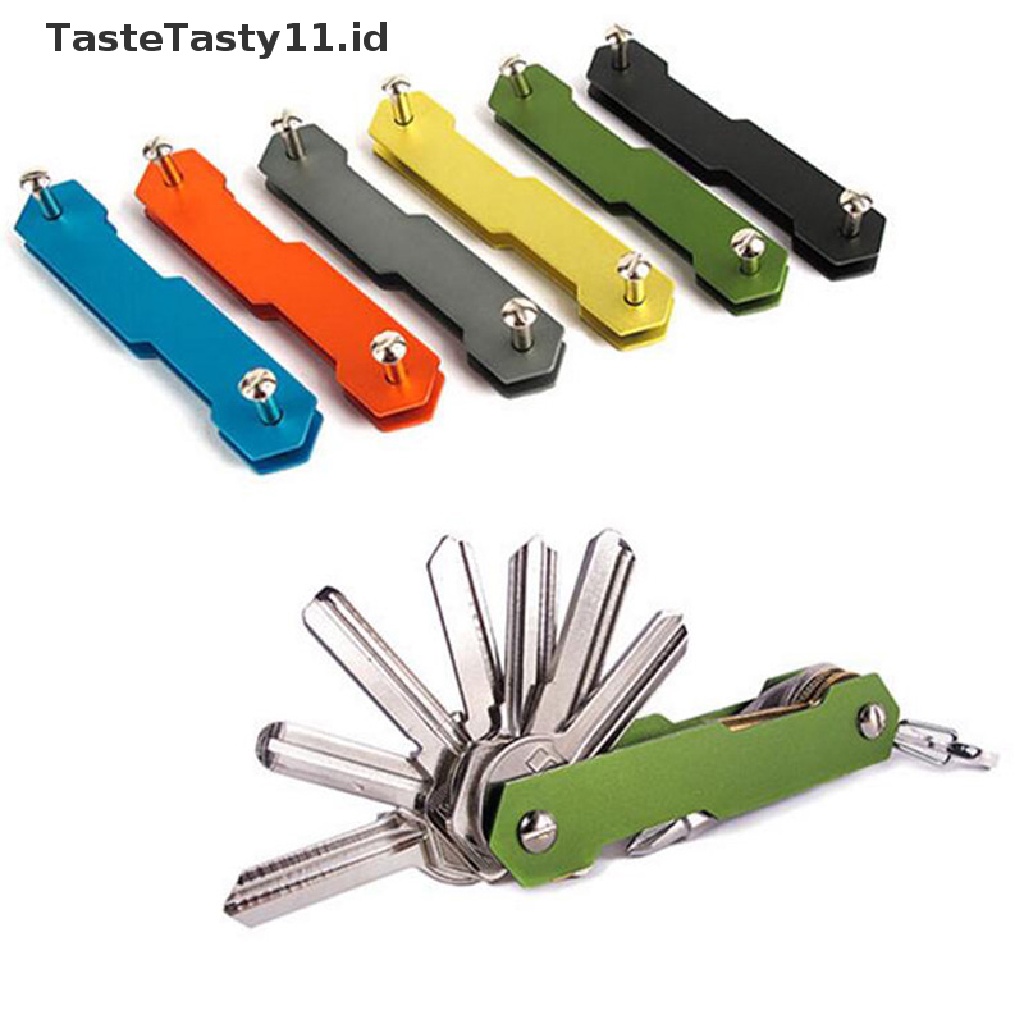 Tastetasty Gantungan Kunci EDC Multifungsi Bahan Aluminum