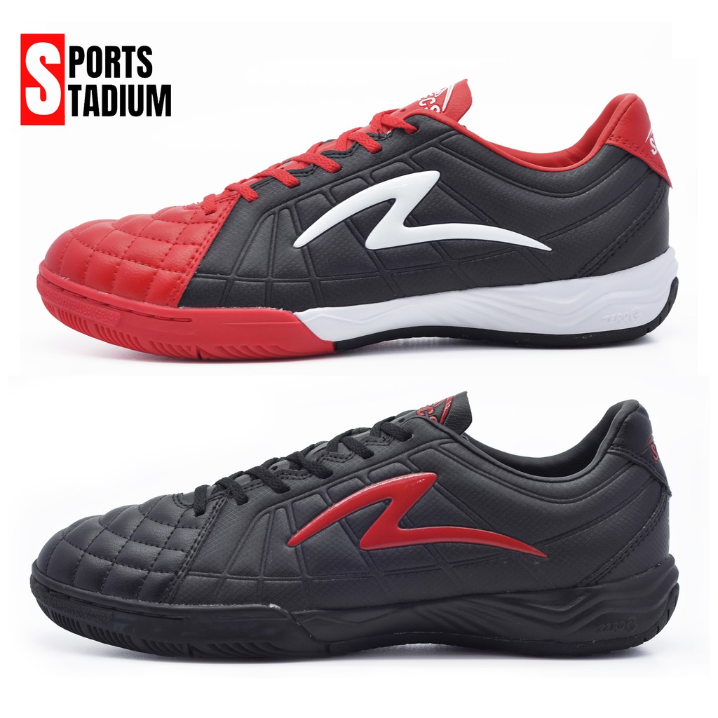 SEPATU FUTSAL SPECS METASALA KAZE IN BLACK/RED
