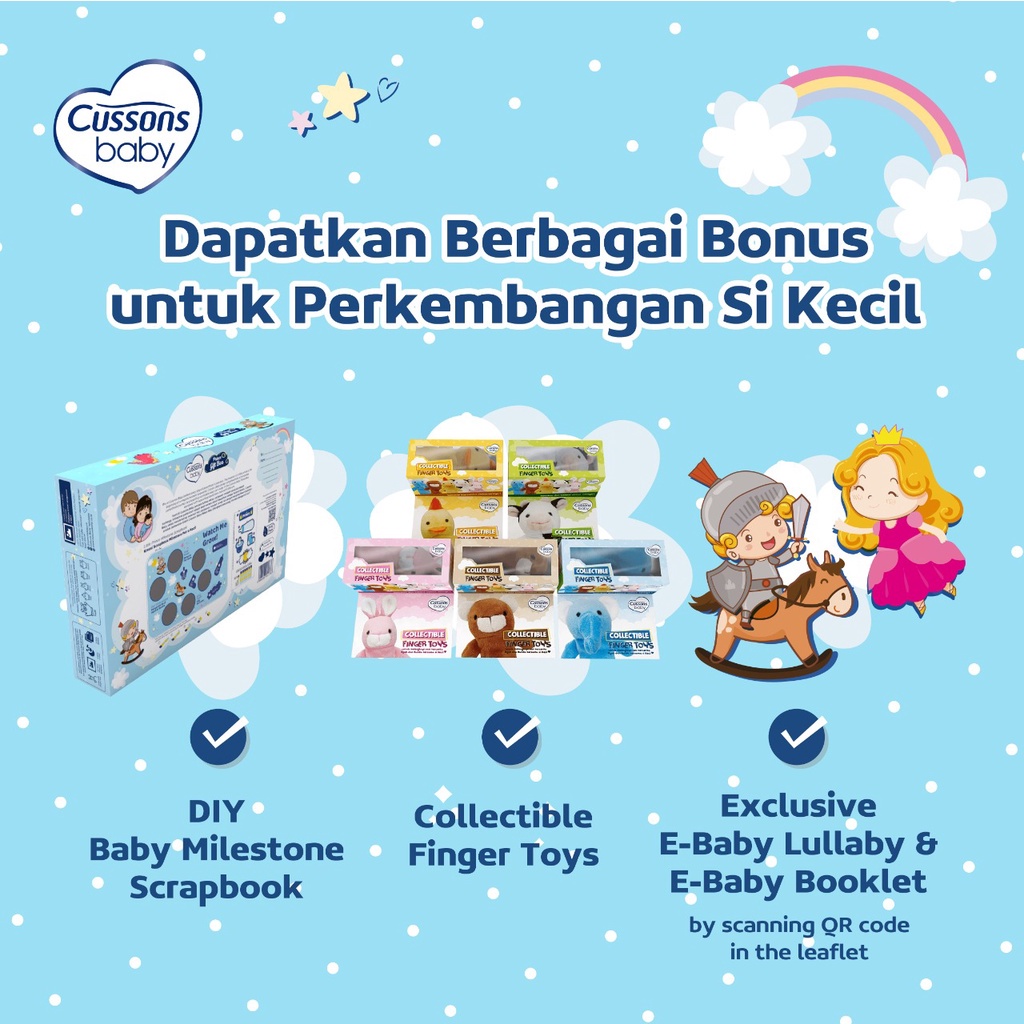 Cussons Baby Gift Box Perlengkapan Mandi Bayi Gift Set kado bayi baru lahir newborn Makassar