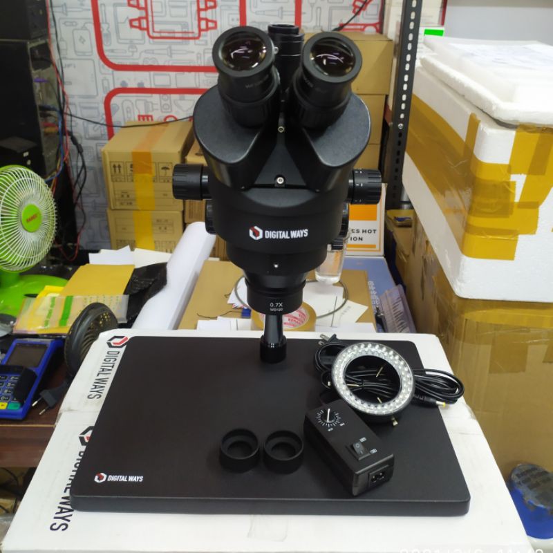 MICROSCOPE TRINOCULER / DIGITAL WAYS DW-TCX BLACK EDITION