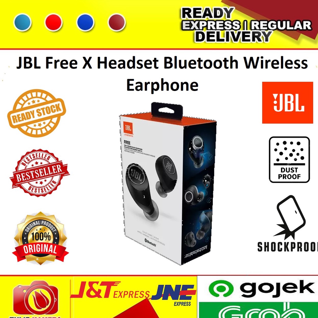 JBL Free X Headset Bluetooth Wireless Earphone