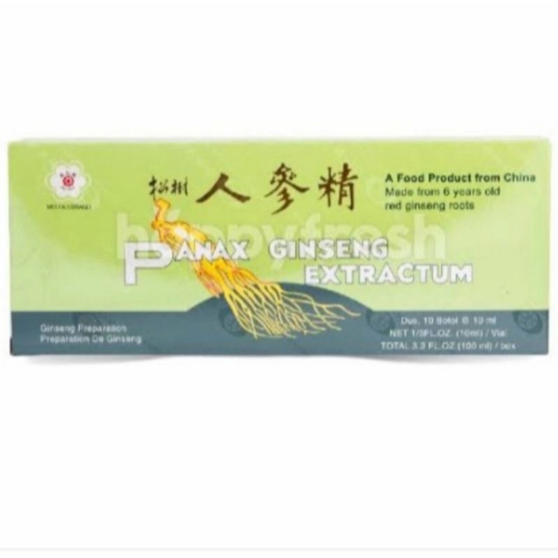 

PANAK GINSENG EXSTRACTUM 10 BOTOL MEIFAH RENSEN QING UNTUK STAMINA
