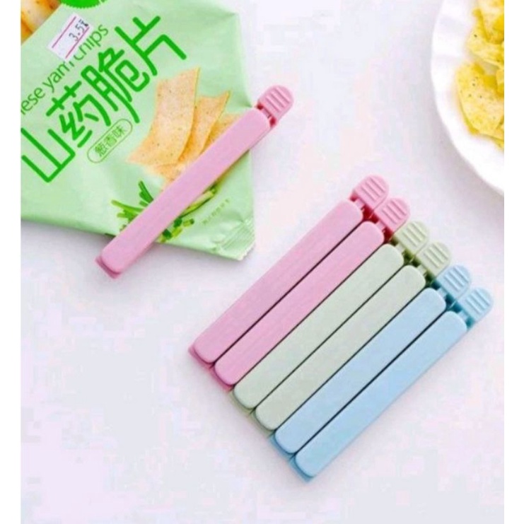 10 pcs CLIP PENJEPIT MAKANAN KEMASAN MAKANAN RINGAN SUSU SACHET KEMASAN MURAH